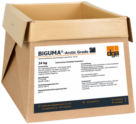 BIGUMA® – ARCTIC GRADE kuumalt töödeldav vuugi- ja praomass, klass N1