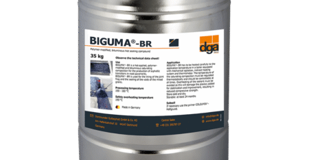 BIGUMA® – BR Polümeeriga modifitseeritud bituminoosne impregneeriv segu asfaldist sõidutee üleminekute valmistamiseks