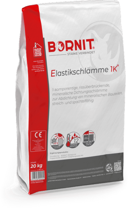 BORNIT® - Elastikschlämme 1K, mineraalne veekindel hüdroisolatsioon